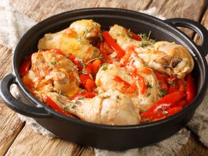 Poulet basquaise
